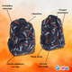 thumbnail image 3 of Mochila Escolar Resistente Color Azul  de Gran Capacidad Genial, 3 of 3