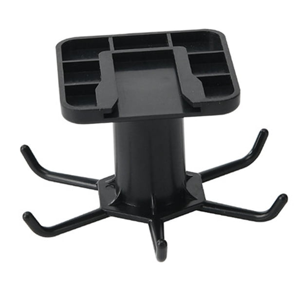 Organizador colgante Heavy Duty Rotación de 360 grados 6 Gra decorativo estable y flexible pa baño Despensa mio Oficina Cocina Negro perfecl Gancho organizador