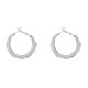 thumbnail image 1 of 1 par de pendientes de aro minimalistas para mujer, ligeros, para cartílago, 1 of 7