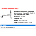 thumbnail image 2 of Rear Right Upper Control Arm and Ball Joint Assembly - Compatible with 1999 - 2001 Mercedes-Benz ML430 2000, 2 of 2