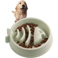 thumbnail image 4 of Cuenco de alimentación lenta para perros, cuenco antiglotona para perros y gatos pequeños y medianos - Forma de espina de pescado - Rosa, 4 of 5