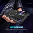thumbnail image 3 of Moreoy Magnetic Kickstand Case for Samsung Galaxy S26 Ultra with Slide Lens Cover, Compatible with MagSafe with Metal Ring Holder Stand Shockproof Non-Slip Bumper Protective Phone Shell,Black, 3 of 10