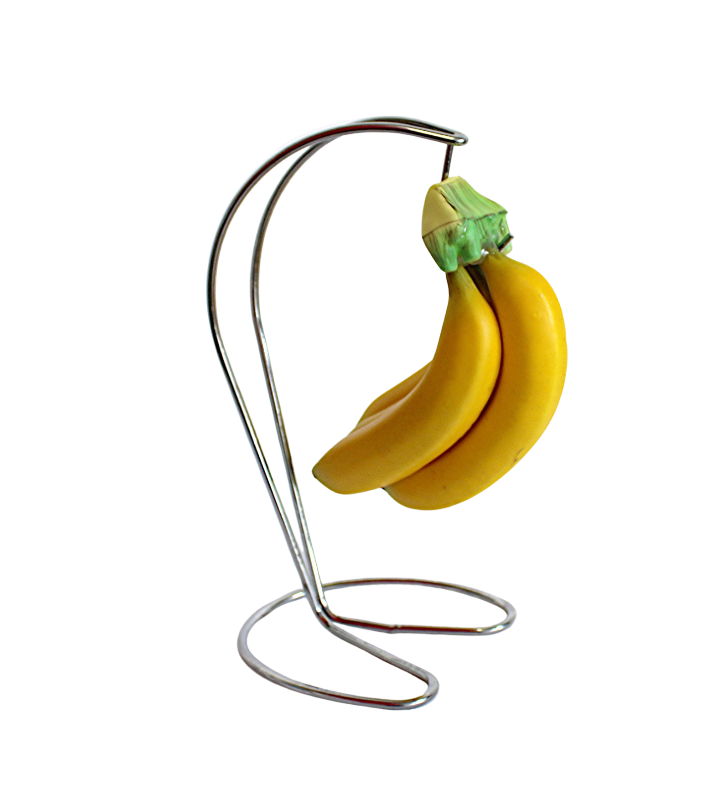 Banana Tree Hanger Fruit Holder Grapes Table Top Chrome Self Standing