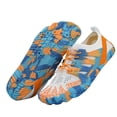 thumbnail image 5 of Mens Water Shoes Quick Dry Barefoot Aqua Socks Non Slip Swim Footwear for Beach Hiking Kayaking Swimming Pool Boating Fishing Lightweight Breathable Blue,Size 10, 5 of 6