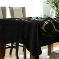 thumbnail image 5 of Yayeee Tablecloths 54" x 54" Rectangle Wrinkle Resistant Party Table Cover, Black Halloween Dancing, 5 of 8