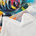 thumbnail image 3 of Erosebridal Oil Painting Microphone Throw Blanket for Couch, Music Theme Sherpa Throw, Microfiber, 50x60, 3 of 6