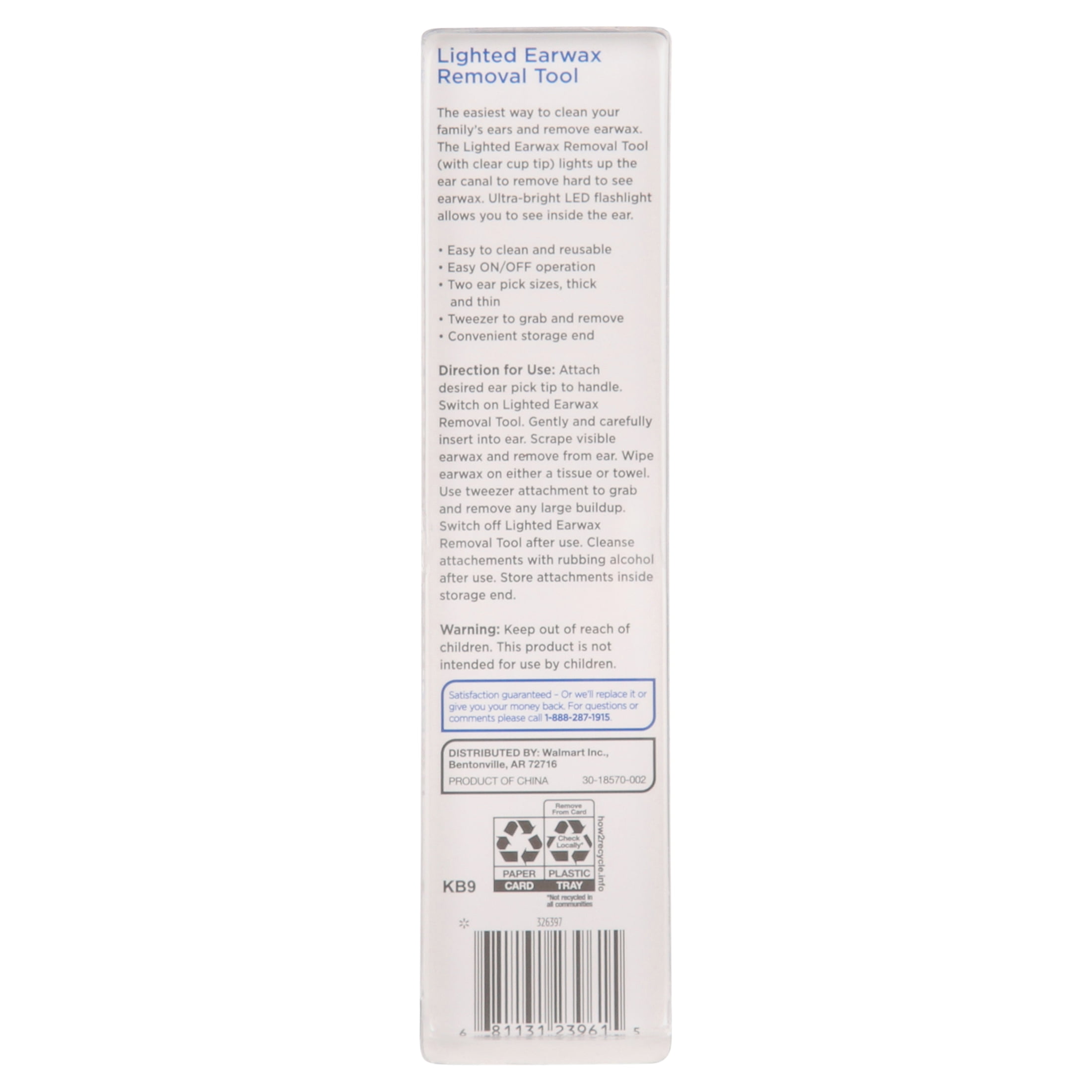 Equate Lighted Earwax Removal Kit