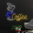thumbnail image 2 of Handmadetneonsign Custom Coffee Cup with Love Neon Sign, Coffee LED Sign, Cafe Neon Light, Coffee, 2 of 5