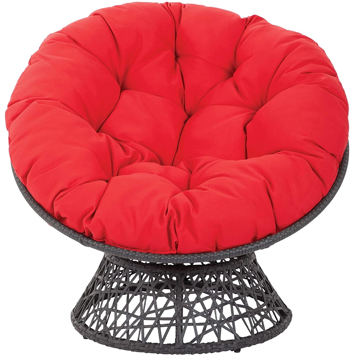 Papasan Patio Chair Cushion, Thicked Egg Seat Cushions, Overstuffed