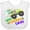 AA-White, variant on Inktastic Happy Mardi Gras Monster Truck with Beads Boys or Girls Baby Bib
