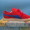 thumbnail image 4 of PU & MA Suede One Piece Buggy Men's Sneakers Size Womens 11.5 / Mens 10 W Box, 4 of 6