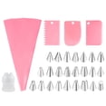 thumbnail image 3 of Opvise 1 Set Cake Decorating Tips Unique Piping Bags And Nozzles Set Cake Decorating Tool for Home Kitchen Bakery Pink, 3 of 8