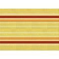 thumbnail image 1 of Ahgly Company Machine Washable Indoor Rectangle Transitional Bold Yellow Area Rugs, 2' x 3', 1 of 7