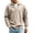 Khaki # Mens Shirts, variant on Vetsdori Mens Long Sleeve Shirts Waffle Winter Pullover Outdoor Comfy Trendy Collar Casual Tops for Men Solid Color