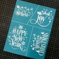 thumbnail image 4 of Whoamigo Self-Adhesive Merry Christmas Printing Stencil: Xmas Tree Design, 4 of 13