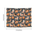 thumbnail image 6 of Hirioo Corgi Collie Pug Print Tapestry Lightweight Fabric for Bedroom Aesthetic Home Wall Dorm Décor Living Room Decor 29x37 Inch, 6 of 8