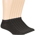 thumbnail image 7 of Men's Bamboo, Casual, Soft, Low Cut Socks, Charcoal, Medium 9-11, 6 Pack, 7 of 7