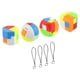thumbnail image 1 of 4 Uds Rompecabezas desafío llavero de bloqueo Baoblaze Manual de juguete 3D, 1 of 8