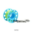 thumbnail image 2 of Dalazy 1/2/3/5 Easy To And Secure Diving Spool Reel - Lightweight And Portable For Divers Rust Resistance sky blue 1 Pc, 2 of 6