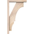 thumbnail image 3 of Ekena Millwork 3 1/2"W x 16"D x 28"H Balboa Block Smooth Bracket w/ Offset Brace, Douglas Fir, 3 of 25