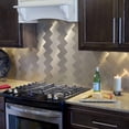 thumbnail image 6 of Aspect Peel and Stick Backsplash 3in x 6in White Metal Tile 15 Sq Ft Kit for Kitchen and Bathrooms, 6 of 7