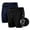 black+dark blue, variant on Arjen Kroos Men Athletic Running Shorts 3 Inch Quick Dry Workout Shorts Sports Gym Shorts with Pockets, 2 Pack