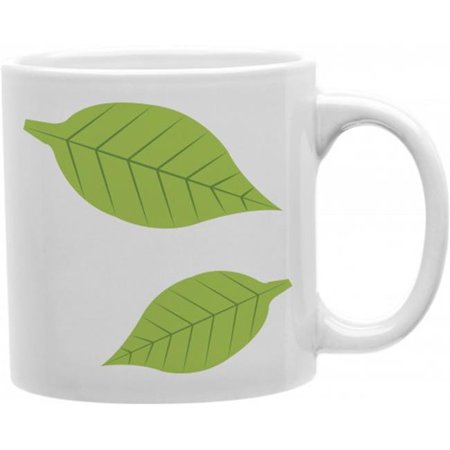 

Imaginarium Goods CMG11-IGC-LEAVES Leaves Emoji 11 oz Ceramic Coffee Mug