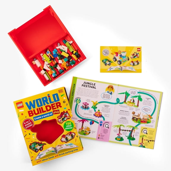 Pre-Owned Lego World Builder: Create a World of Play with 4-In-1 Model and 150+ Build Ideas! (Misc.) 0593846370 9780593846377