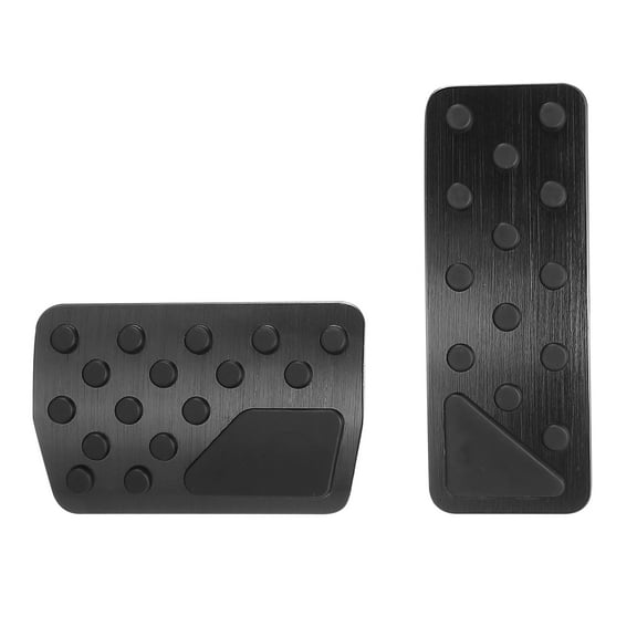 1 Set Car Brake Pedal Pad Gas Accelerator Pedal Cover for Jeep Grand Cherokee for Dodge Durango 2011-2021 Black