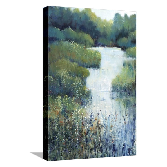 Art.com Whispering Creek Stretched Canvas Print Wall Art by Tim O'toole, 12" x 18"