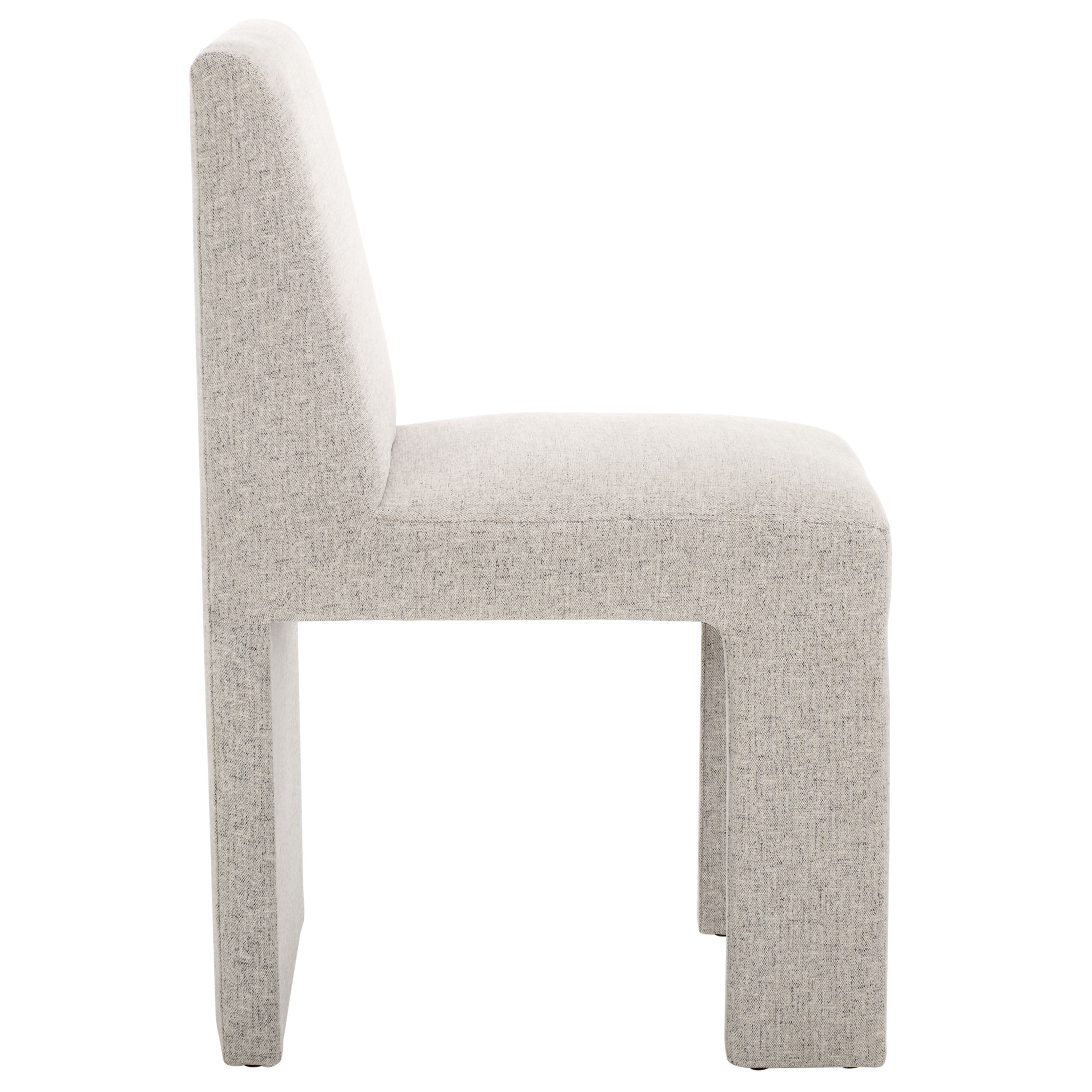 Safavieh Zale Modern Rattan and Wood Dining Side Chair, Light Gray