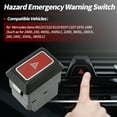 thumbnail image 2 of Interruptor de Destello de Advertencia de Peligro Unique Bargains para Mercedes-benz W123 76-89 Botón de Luz de Señal de Emergencia No.1238200205, 2 of 7