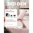 thumbnail image 6 of AllWaysPlaza Tablet Stand for iPad Stand Holder Desk, Foldable Home Office Desk Accessories Travel for iPad Holder Dorm College Essentials Portable Monitor Stand Fits Tabs Kindle iPhone 4-15.9" Girls, 6 of 12
