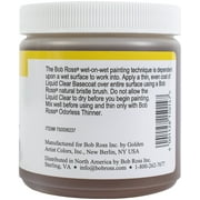 Bob Ross Liquid Base Coat, 237ml Jar, Liquid Clear