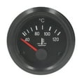 thumbnail image 1 of Water Temp Gauge Aluminum Alloy Engine LED Water Temp  Meter For Various Vehicles, 40 To 120 Degrees Celsius  Temperature Range, 52mm Opening Size, 1 of 8