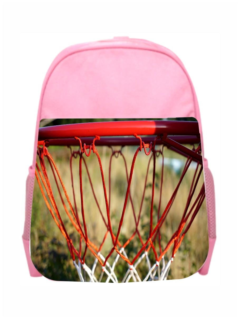 backpack with basketball net