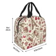 thumbnail image 2 of Pofeuu Paris Vintage Print Lunch Bag Lunch Box Large Capacity Insulated Lunch Bag for Adult, Leakproof Reusable Lunch Tote Bags for Work, 2 of 5