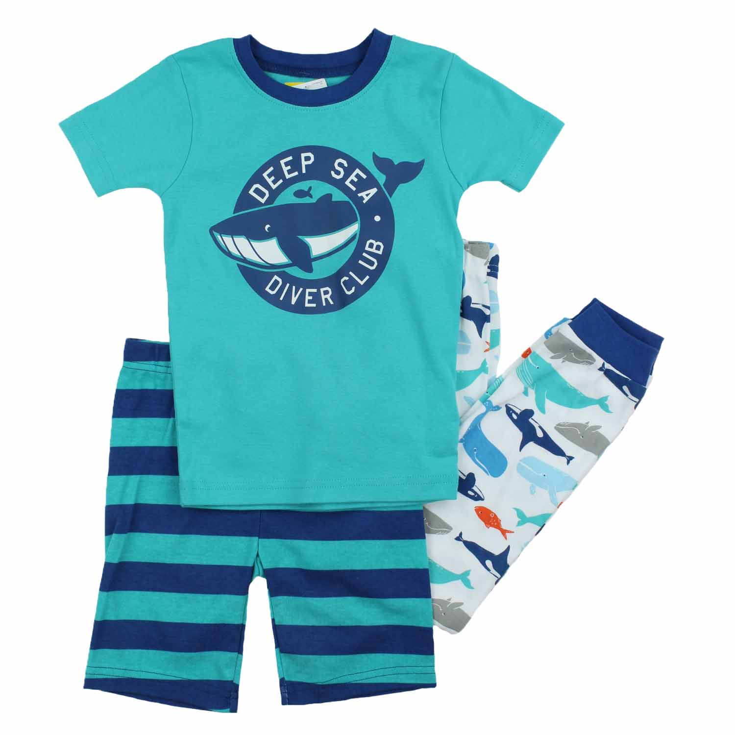 Carter's Carters Little Boys 3 Piece Jersey Cotton Pajama Sleepwear