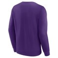 thumbnail image 3 of Men's Purple Mount Union Purple Raiders Short Name Fleece Pullover Sweatshirt, 3 of 3