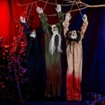 thumbnail image 5 of Clearance Hangs under $30,Halloween Long Hair Blood Clothed Pendant (three In One Set) | Decorations To The Festive Atmosphere, 5 of 9