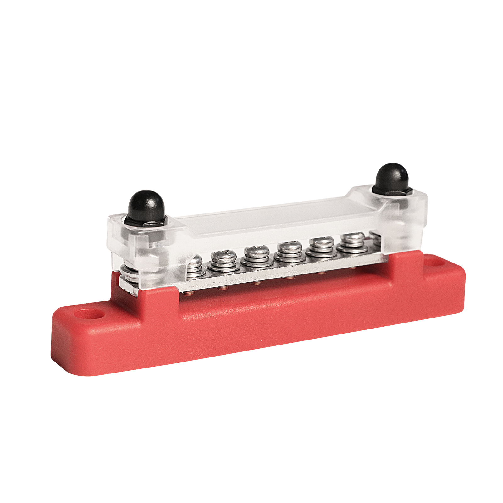 6 Way 48V 150A Bus Bar w/ 12pcs Power Distribution Terminal Block For Car Marine