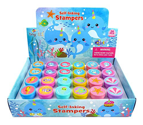 TINYMILLS 24 Pcs Donuts Stampers for Kids 