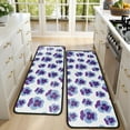 thumbnail image 4 of Kitchen Rugs Sets Of 2,Pioneer Flower Floral Print Pattern Anti Fatigue Kitchen Mat Rugs Non Slip Washable,Decorative Kitchen Floor Mats for Kitchen,Sink,Laundry,17"x47"+17"x47", 4 of 5