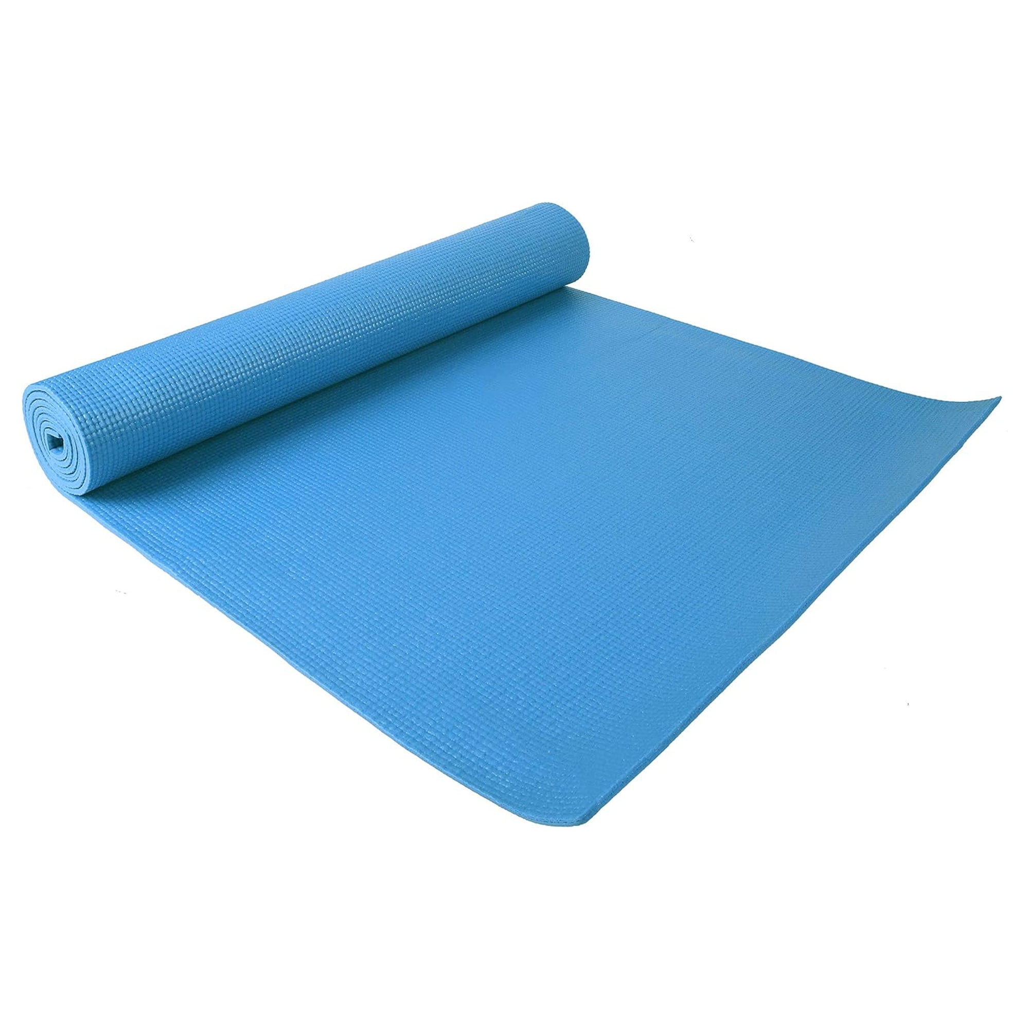 Signature Fitness All Purpose High Density No Tear Exercise Yoga Mat, Blue