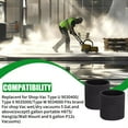 thumbnail image 4 of APPLAYERR 90304 Foam Sleeve Filters 3 Pack for Shop Vac SSP16 Series Wet Dry Vacs Easy Installation Direct Replacement, 4 of 8