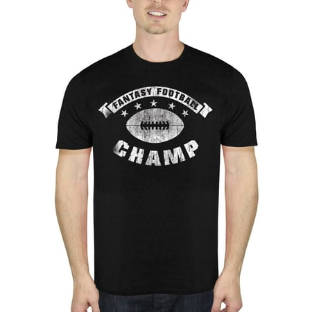 Men's Fantasy Football Champ Short Sleeve Graphic (Best Fantasy Football Research Site)