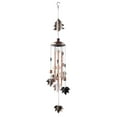 Pmars Wind Hanging Windchime Chimes With Metal Tone Leaf Deep Hook For