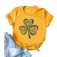 thumbnail image 1 of Puntoco 2024, tops a la moda de verano para mujer, camiseta de manga corta con estampado del Día de San Patricio, tops gráficos novedosos, 1 of 3