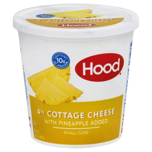 Hood 4 Milk Fat With Pineapple Added Small Curd Cottage Cheese