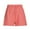 Pink, variant on Pntutb Best Womens Shorts Solid Color Casual Wide Leg Loose High Waist Lace Up Pants